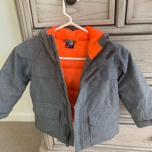 North face 3T down coat